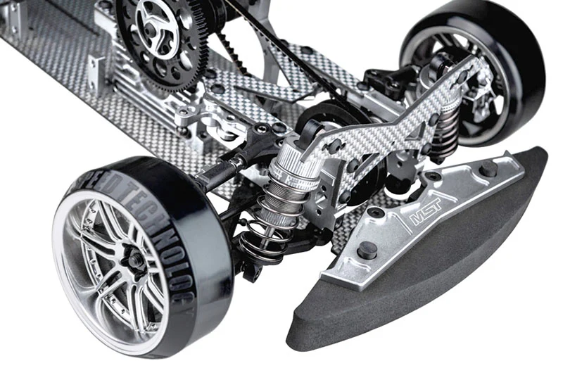 MST 532026 MS-01D VIP II 1/10 Scale 4WD Electric Drift Car Chassis ARR (SSG) (Silver) #532026 - Image 3