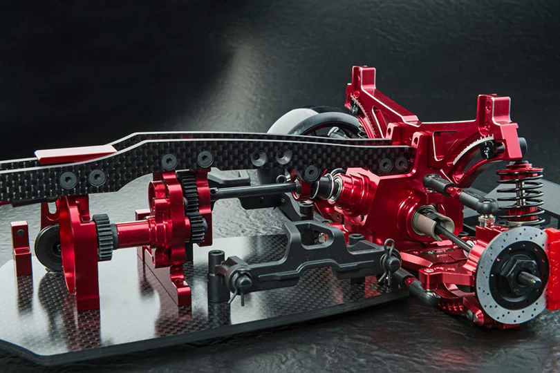 MST 532190R FMX 2.0 KMW ARR (Red) Drift Car Kit - Image 4