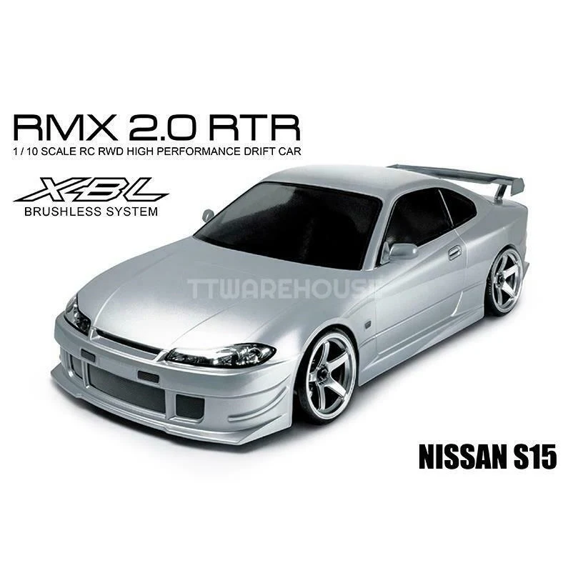 MST 533705S RMX 2.0 S15 Silver Body Brushless 1:10 RWD RTR Drift RC Car