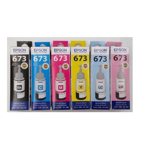 NEW EPSON T673 INK FULL SET T6731/T6732/T6733/T6734/T6735/T6736 for L800 L805 L1800 - Image 3