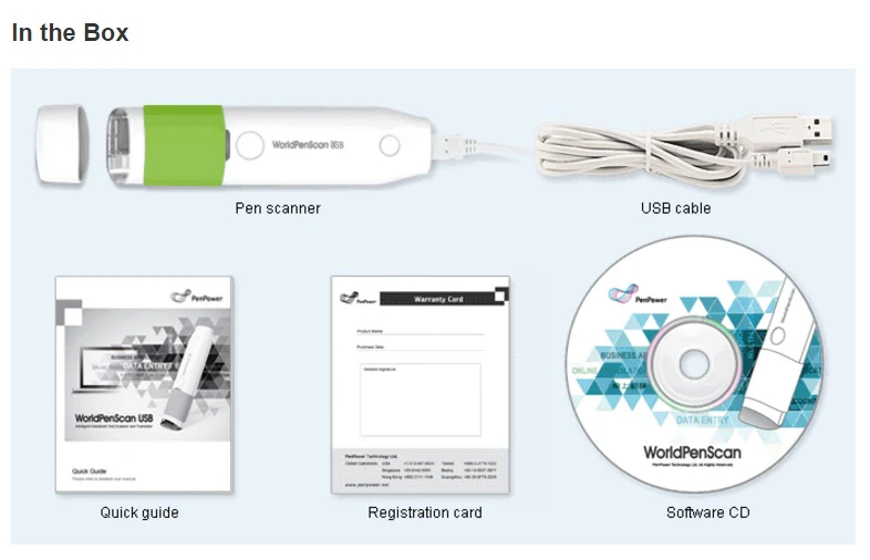 PenPower WorldPenScan USB SE Pen Scanner and Translator for Win Mac - Image 3
