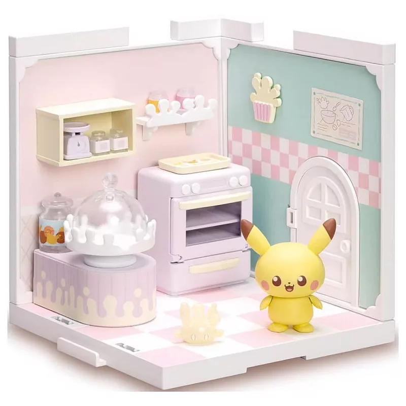 Pokemon 精靈寶可夢 Pokepeace House 寶可夢娃娃屋_ 廚房 (小仙奶+皮卡丘)