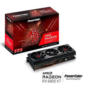PowerColor RX 6800 XT Red Dragon OC LED 16G GDDR6 256bit顯示卡 GFX Graphics Card