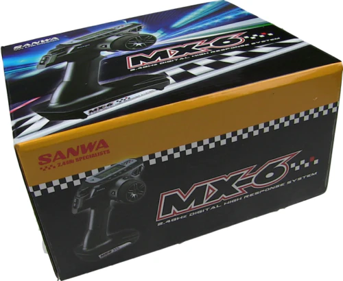 Sanwa MX-6 MX6 (3-Ch) 2.4GHz Radio System + RX-391W Receiver x 2 Pcs - Image 3