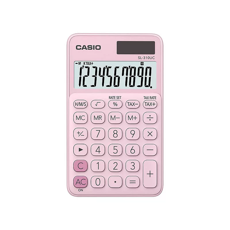 SL-310UC-PK卡西歐CASIO時尚馬卡龍系列口袋型計算機