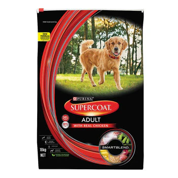 SUPERCOAT Chicken Dry Adult Dog Food 18kg