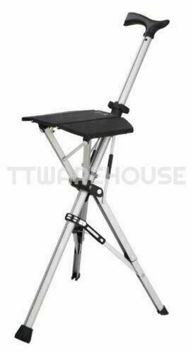 TA-DA Chair Folding Aluminium Seat Cane Walking Stick 2lbs 85cm Size: M (PINK) - Image 3