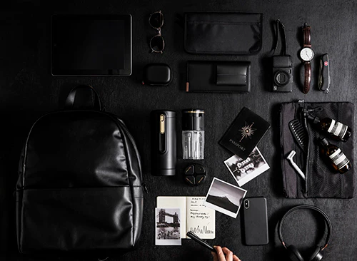 TIC Design Travel Container SKIN & SHOWER SET V2.0 (Matte Black/White) 180ml 200ml - Image 3