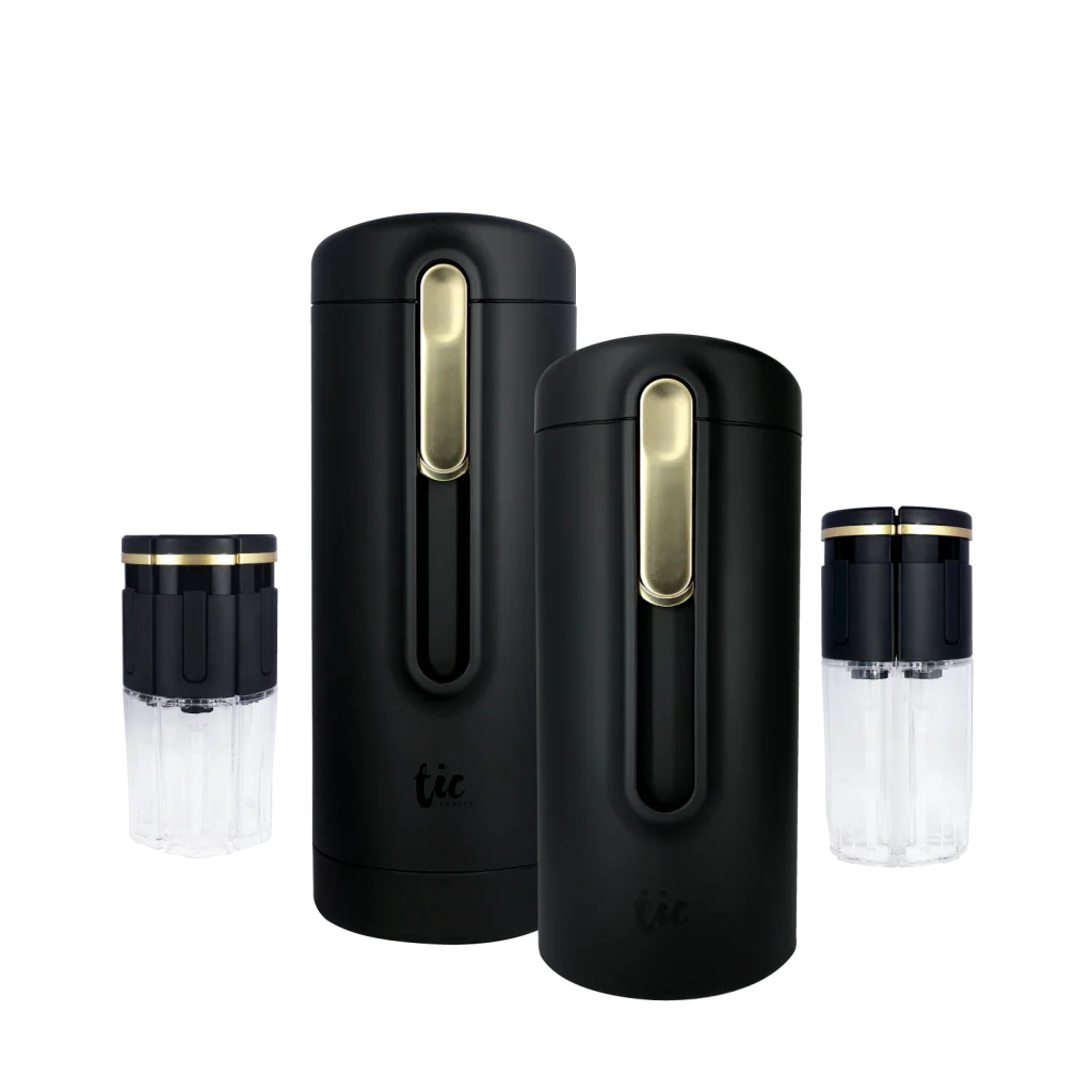TIC Design Travel Container SKIN & SHOWER SET V2.0 (Matte Black/White) 180ml 200ml - Image 4