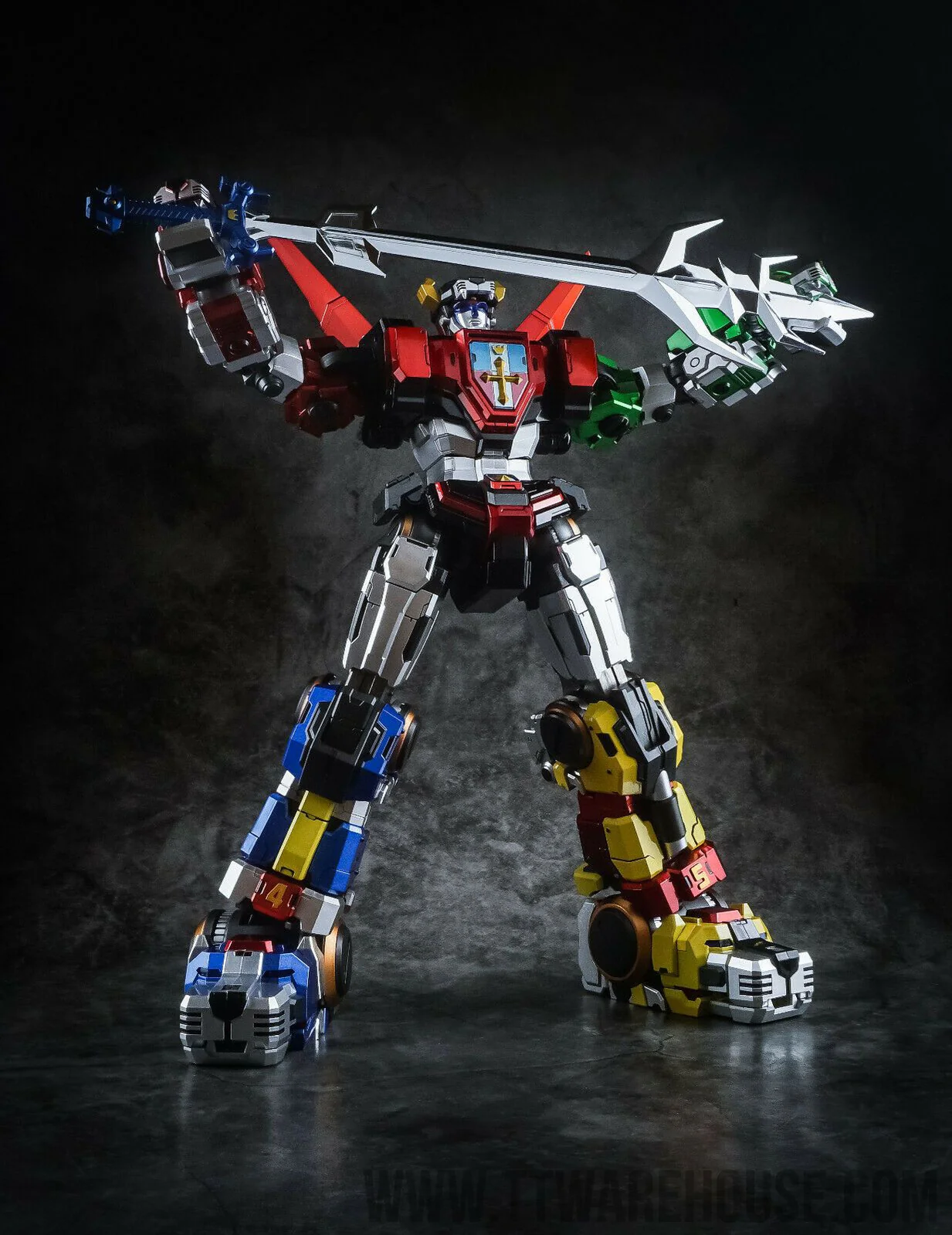 TITAN POWER TP-01 Golion Beast Lion King Golion Chogokin Voltron New Chrome Ver. - Image 4