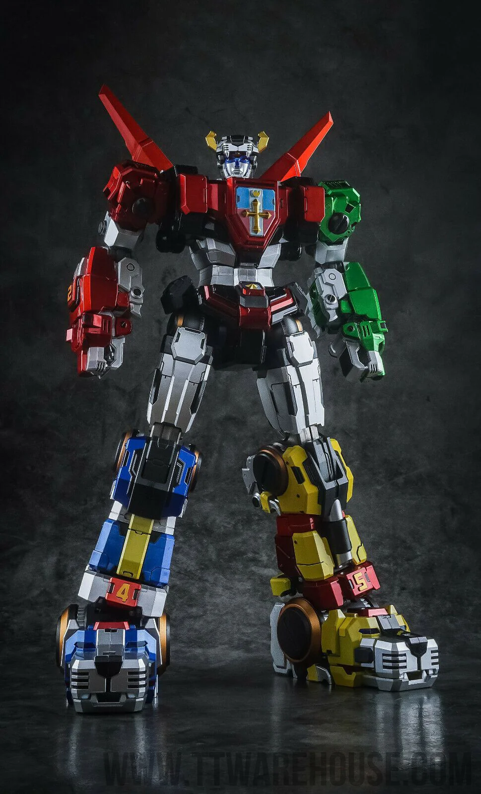 TITAN POWER TP-01 Golion Beast Lion King Golion Chogokin Voltron New Chrome Ver. - Image 6