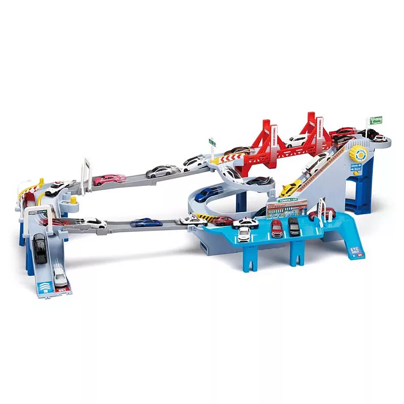 TOMICA 交通世界 變形高速道路組