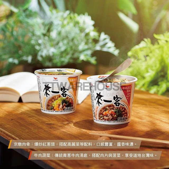 UNI-PRESIDENT Instant Noodles in Cup (12 Cups) Select Flavor 來一客 鮮蝦魚板風味麵 (6碗) + 來一客 杯麵 川辣牛肉風味 (6碗) - Image 5