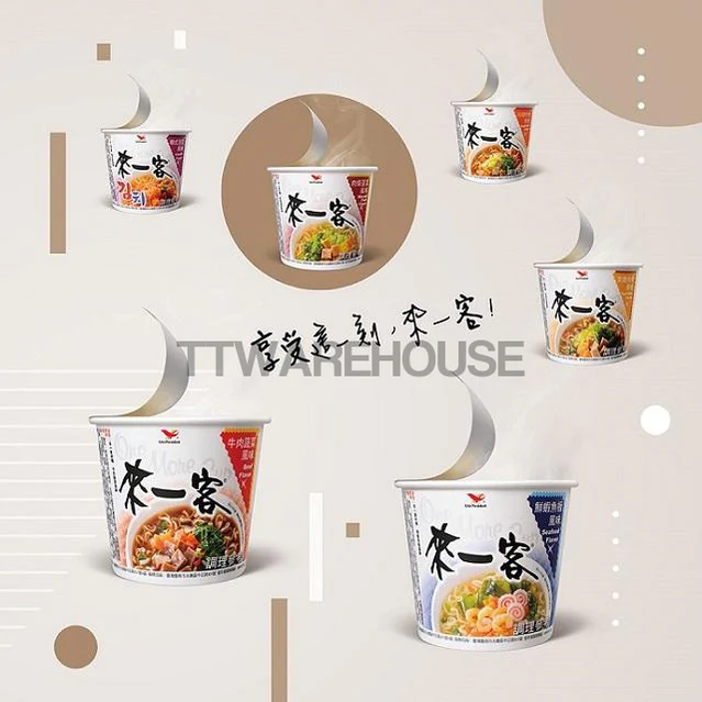 UNI-PRESIDENT Instant Noodles in Cup (12 Cups) Select Flavor 來一客 鮮蝦魚板風味麵 (6碗) + 來一客 杯麵 川辣牛肉風味 (6碗) - Image 7