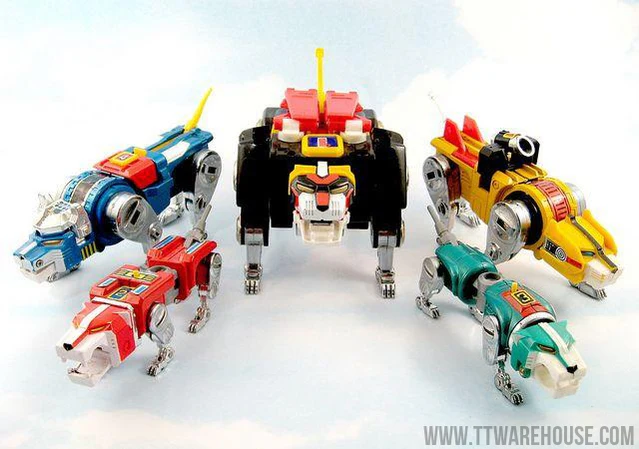 Voltron Lionbot 1980 Chogokin Die-Cast Taiwan Version COMPLETE SET - Image 10