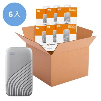 WD My Passport 500GB Portable SSD 6 PACKS