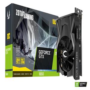 ZOTAC GTX 1650 OC 4GB GDDR6 顯示卡(ZT - T16520F - 10L) GFX Graphics Card